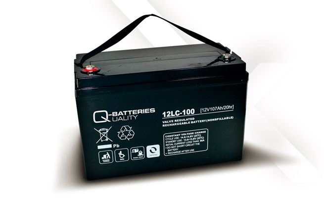 Imagen de Batería Q-BATTERIES 12LC-100 AGM Ciclica 