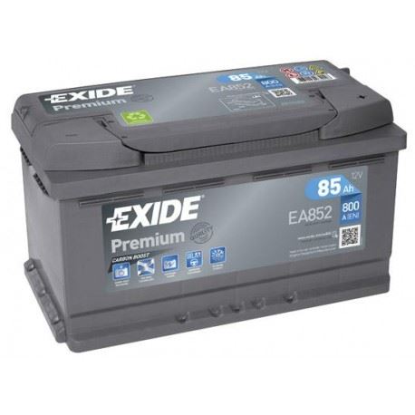 Imagen de Batería EXIDE EA852 (equivale a TUDOR TA852) Premium Carbon Boost 