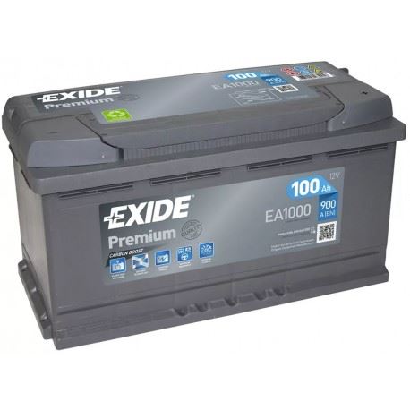Imagen de Batería EXIDE EA1000 (equivale a TUDOR TA1000) Premium Carbon Boost 