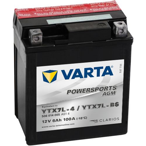 Imagen de VARTA Powersports AGM YTX7L-BS