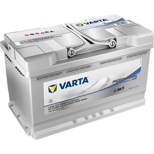 Imagen de Batería VARTA LA80 PROFESSIONAL AGM DUAL PURPOSE