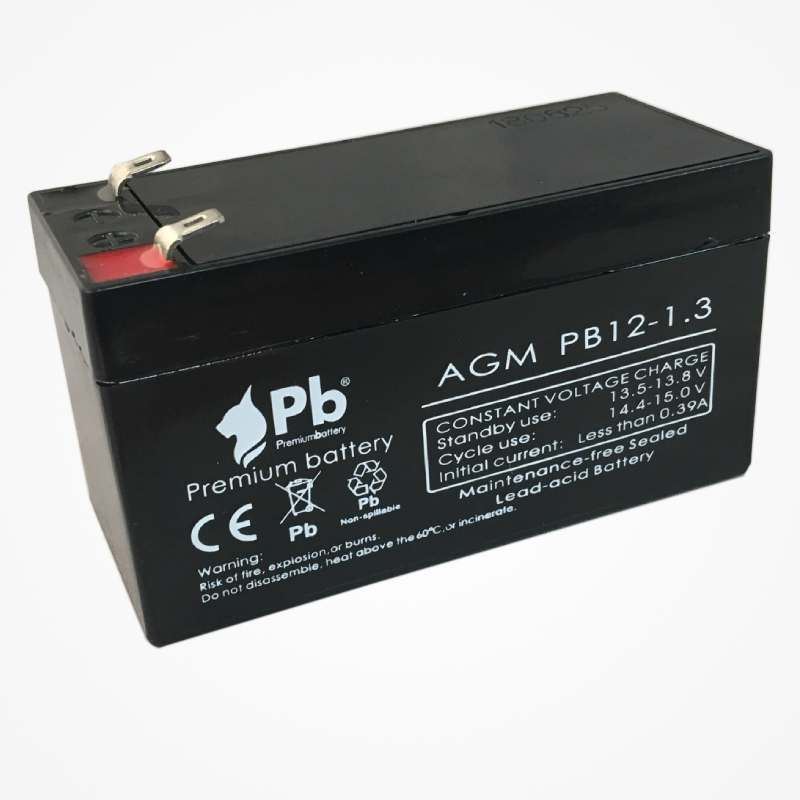 Imagen de Batería Premium Battery PB12-1,3 AGM Estacionaria