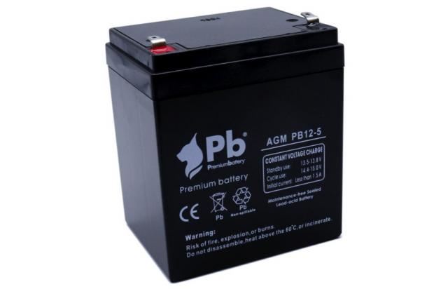 Imagen de Batería Premium Battery PB12-5 AGM Estacionaria