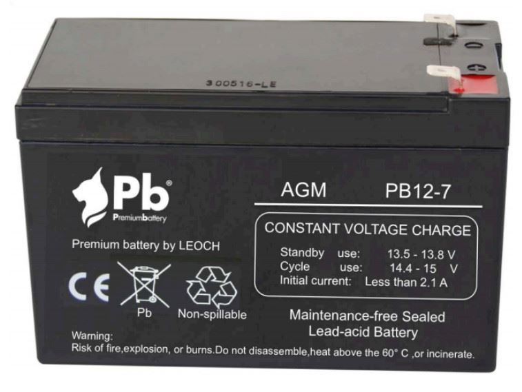 Imagen de Batería Premium Battery PB12-7 AGM Estacionaria
