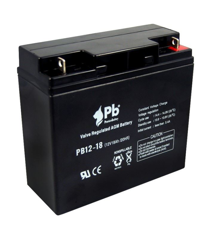 Imagen de Batería Premium Battery PB12-18 AGM Estacionaria
