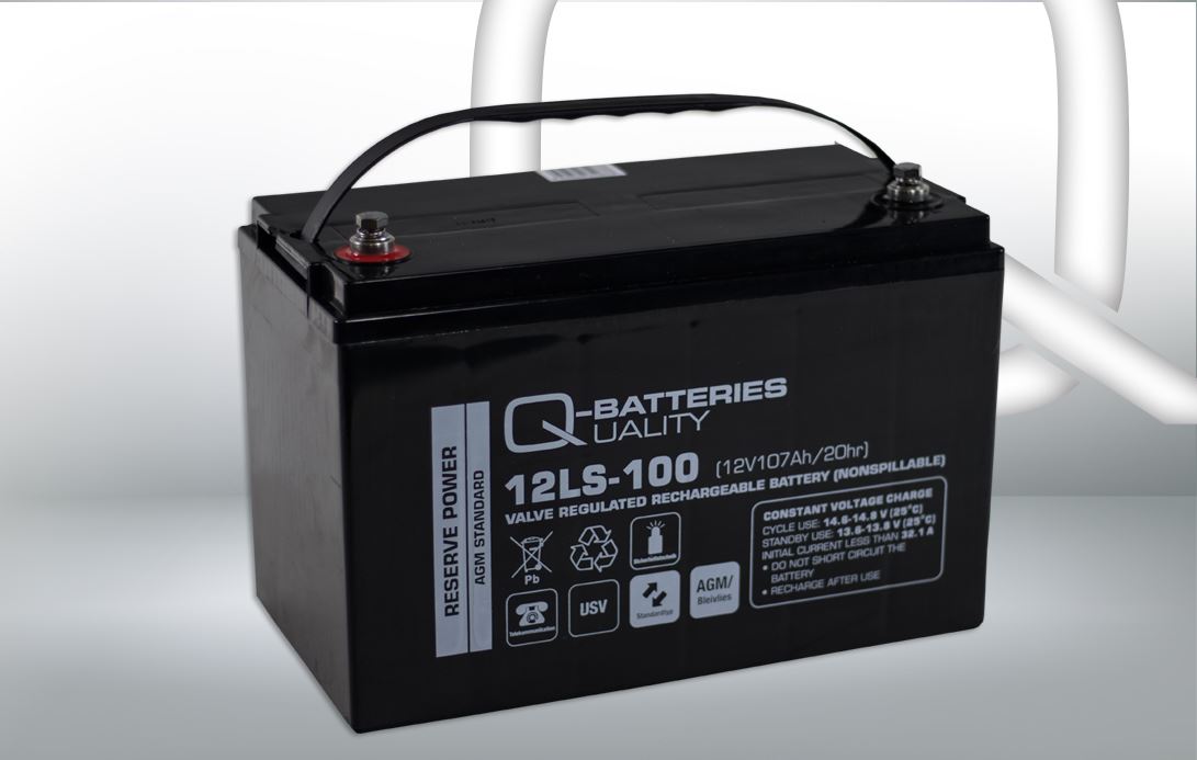 Imagen de Batería Q-BATTERIES 12LS-100 AGM Estacionaria 
