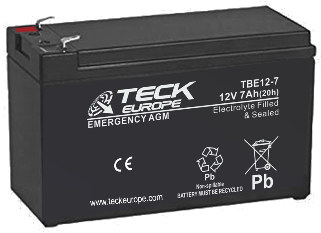 Imagen de Batería TECK TBE12-7 AGM Emergencia 