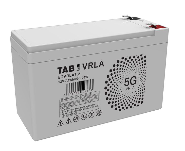 Imagen de Batería TAB 5GVRLA7,2 AGM Estacionaria 