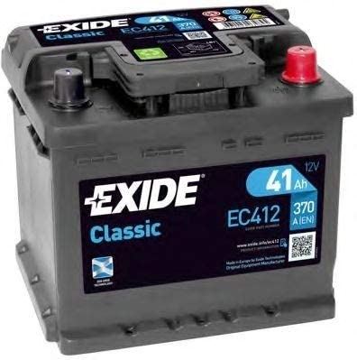 Imagen de Batería EXIDE EC412 (equivale a TUDOR TC412) Classic