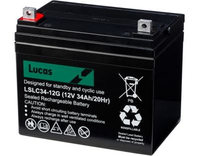 Imagen de Batería LUCAS LSLC34-12G AGM Ciclica 