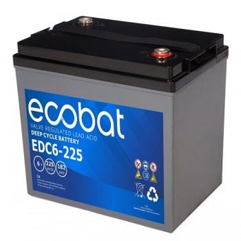 Imagen de ECOBAT EDC6-225 AGM Ciclo Profundo