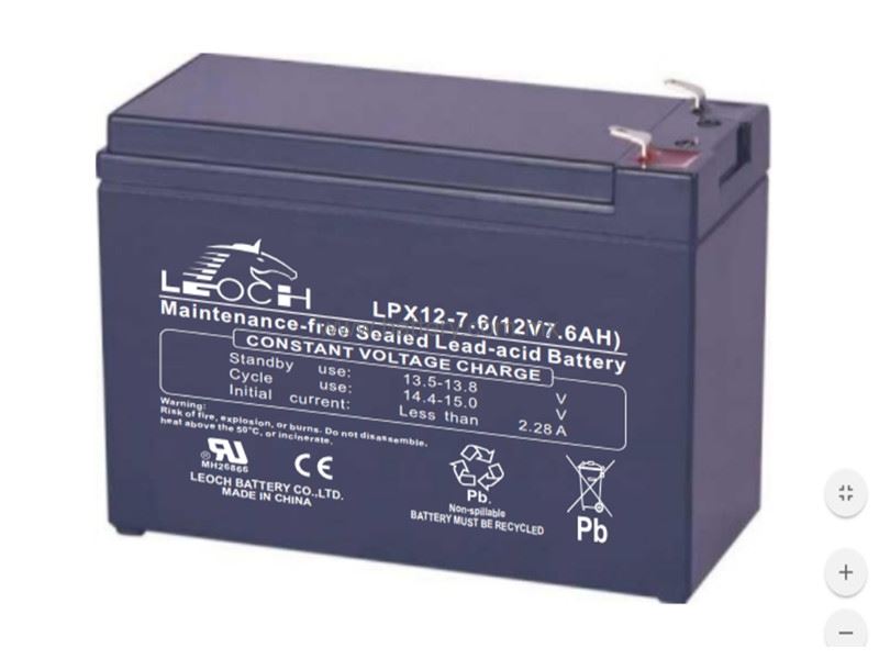 Imagen de Batería LEOCH LPX12-7.6 AGM High Rate