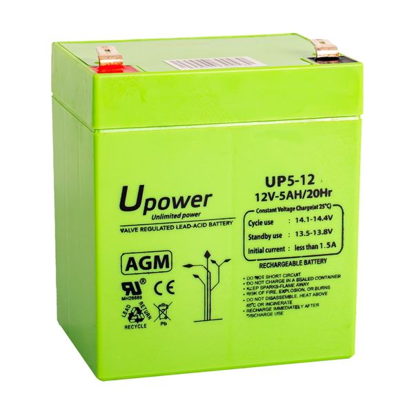 Imagen de Batería U Power AGM UP 5-12
