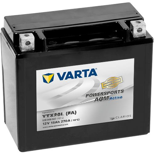 Imagen de VARTA Powersports AGM Active YTX20L