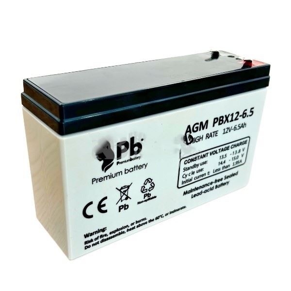 Imagen de Batería Premium Battery PBX12-6,5 AGM