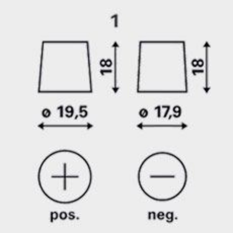 Imagen de BATERÍA VITAL  Solite CMF54584 12V 45Ah