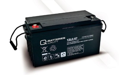 Imagen de Batería Q-BATTERIES 12LC-67 AGM Ciclica 