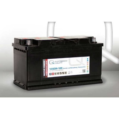 Imagen de BATERÍA Q-BATTERIES Semitracción 12SEM-105 12V 105Ah