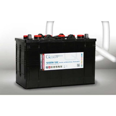 Imagen de BATERÍA Q-BATTERIES Semitracción 12SEM-120 12V 120Ah