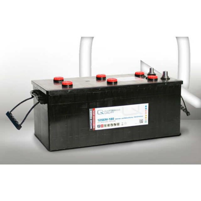 Imagen de BATERÍA Q-BATTERIES Semitracción 12SEM-180 12V 180Ah