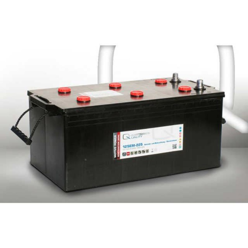 Imagen de BATERÍA Q-BATTERIES Semitracción 12SEM-225 12V 225Ah