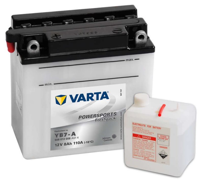 Imagen de BATERÍA VARTA Powerports SLI Freshpack YB7-A 12V 8Ah