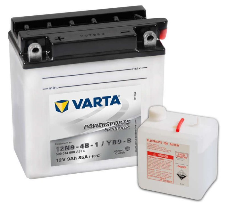 Imagen de BATERÍA VARTA Powerports SLI Freshpack YB9-B/12N9-4B 12V 9Ah