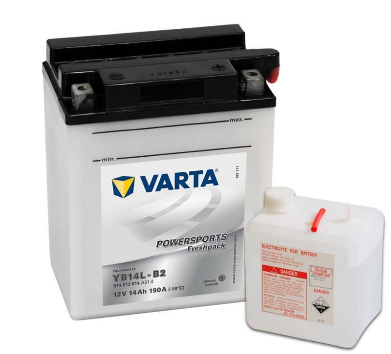 Imagen de BATERÍA VARTA Powerports SLI Freshpack YB14L-B2 12V 14Ah