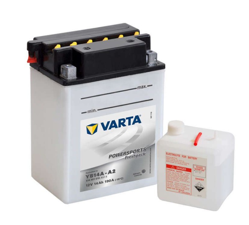 Imagen de BATERÍA VARTA Powerports SLI Freshpack YB14A-A2 12V 14Ah