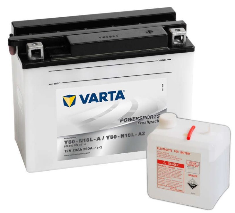 Imagen de BATERÍA VARTA Powerports SLI Freshpack Y50-N18L-A/A2 12V 20Ah