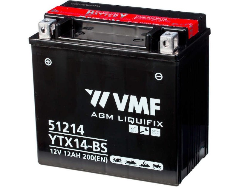 Imagen de Bateria VMF YTX14-BS Powersport AGM