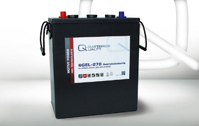 Imagen de Batería Q-BATTERIES 6GEL-270 GEL Monoblock 