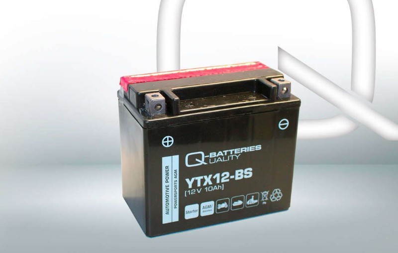 Imagen de BATERÍA Q-BATTERIES YTX12-BS Motorrad AGM 