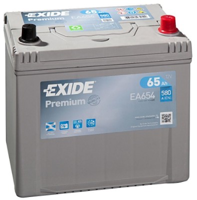 Imagen de Batería EXIDE EA654 (equivale a TUDOR TA654) Premium Carbon Boost 