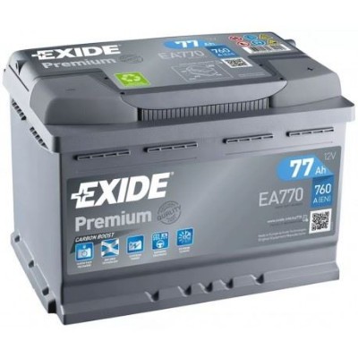 Imagen de Batería EXIDE EA770 (equivale a TUDOR TA770) Premium Carbon Boost 