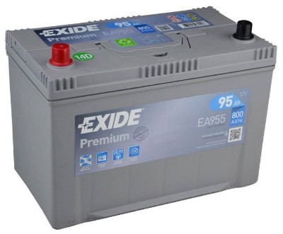 Imagen de Batería EXIDE EA955 (equivale a TUDOR TA955) Premium Carbon Boost 