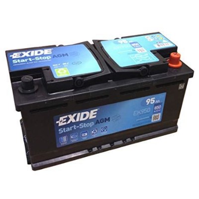 Imagen de Batería EXIDE EK950 Start-Stop AGM (equivale a TUDOR TK950)