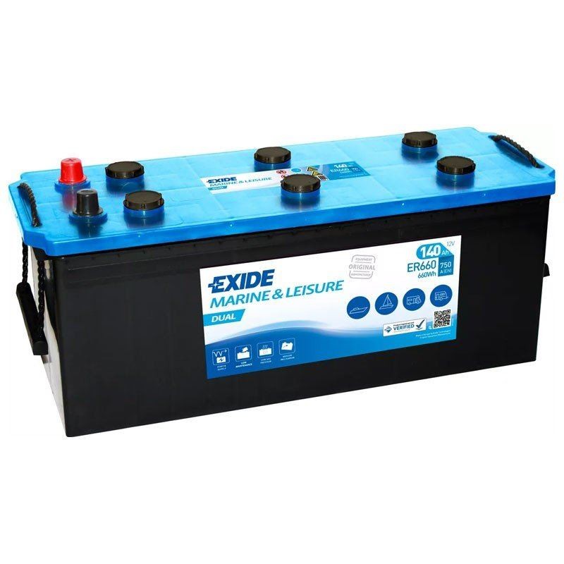 Imagen de Batería EXIDE ER660 Marine & Leisure Dual 