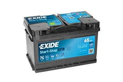 Imagen de Batería EXIDE EL652 (equivale a TUDOR TL652) Start-Stop EFB