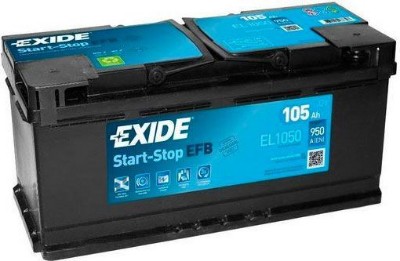 Imagen de Batería EXIDE EL1050 (equivale a TUDOR TL1050) Start-Stop EFB