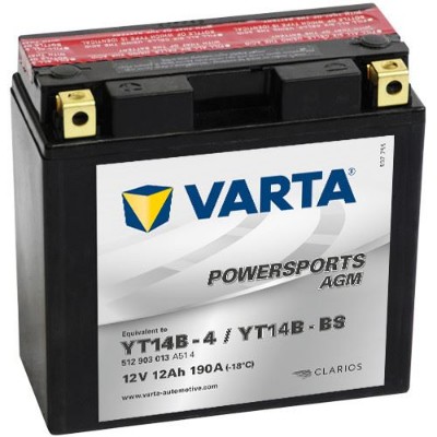 Imagen de VARTA Powersports AGM YT14B-BS