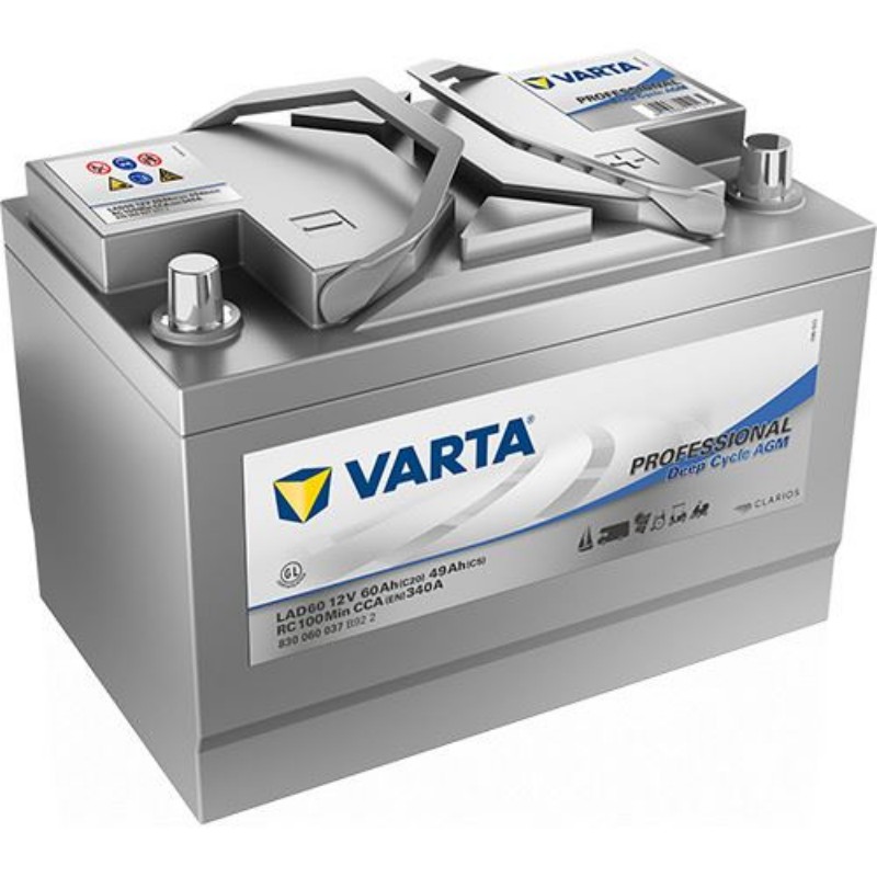 Imagen de BATERIA VARTA LAD60A PROFESSIONAL AGM DEEP CYCLE