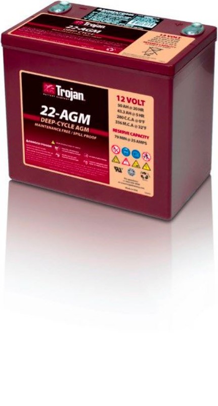 Imagen de BATERÍA TROJAN Traction 22-AGM 12V 50Ah