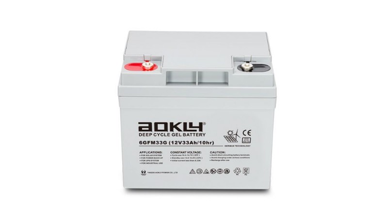 Imagen de BATERÍA AOKLY GEL Ciclica 6GFM33G 12V 33Ah