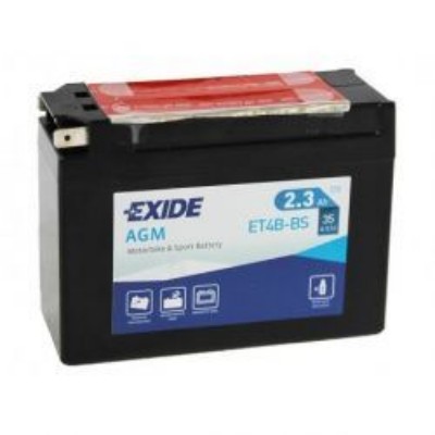 Imagen de BATERÍA EXIDE AGM ET4B-BS 12V 2,3Ah