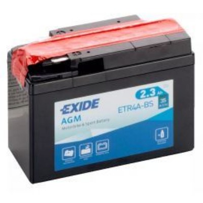 Imagen de BATERÍA EXIDE AGM ETR4A-BS 12V 2,3Ah
