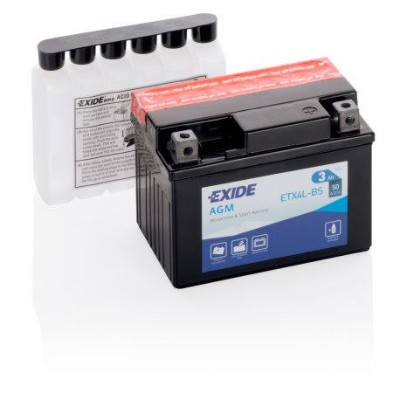 Imagen de BATERÍA EXIDE AGM ETX4L-BS 12V 3Ah