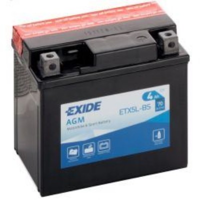 Imagen de BATERÍA EXIDE AGM ETX5L-BS 12V 4Ah