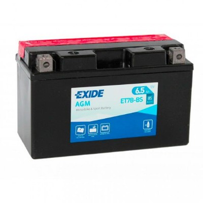 Imagen de BATERÍA EXIDE AGM ET7B-BS 12V 6,5Ah