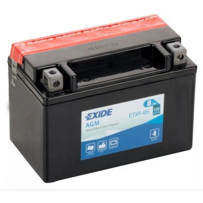 Imagen de BATERÍA EXIDE AGM ETX9-BS 12V 8Ah